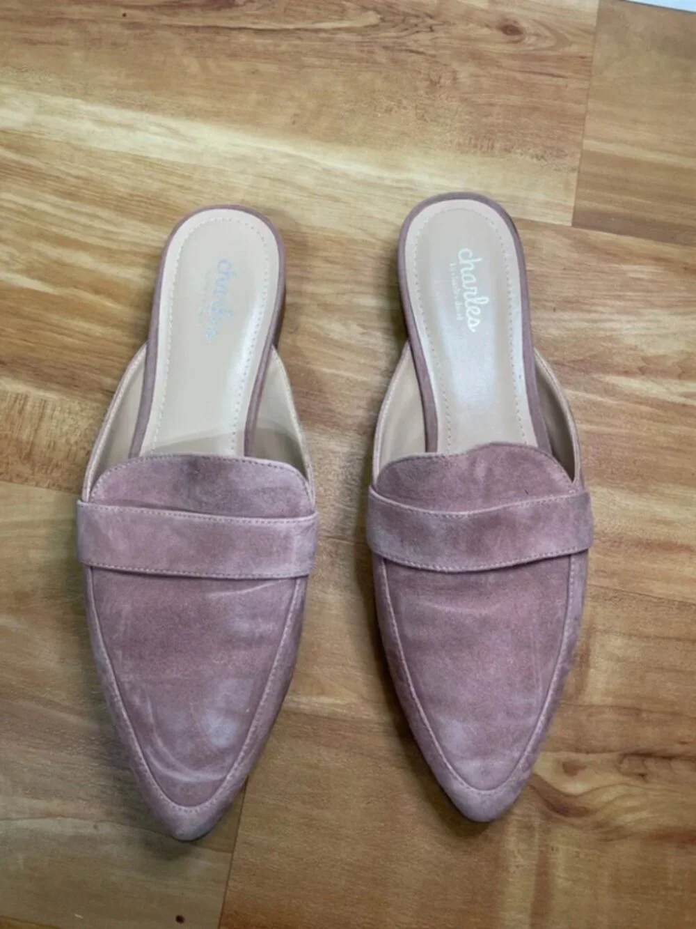 Mauve Loafer Slip-ons (size 9)